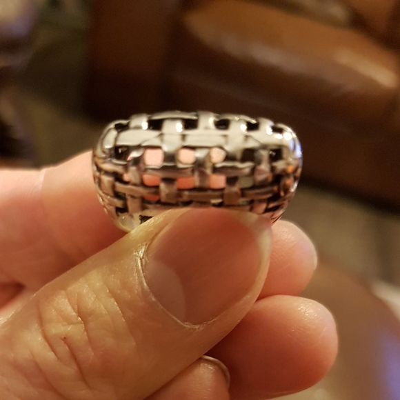 925 silver ring size 8 - Picture 4 of 6